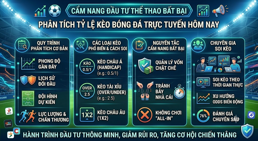 kèo bóng đá trực tuyến hôm nay